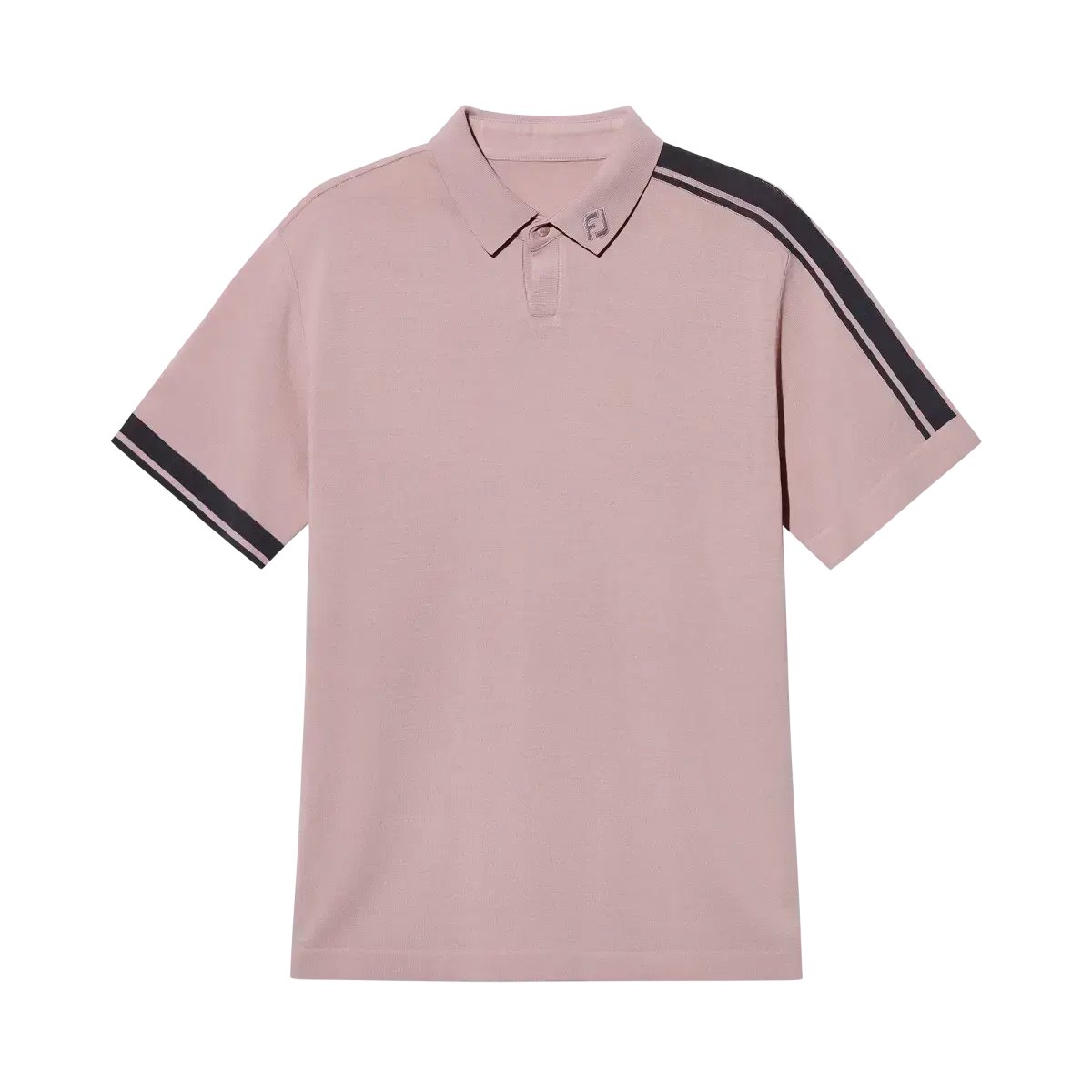 FJ PPA TIP KNIT POLO PINK